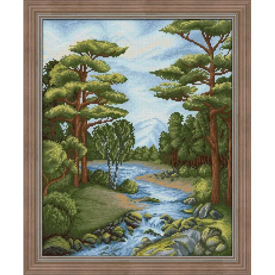 (Discontinué) Kit de peinture diamant Forest River AZ-1652