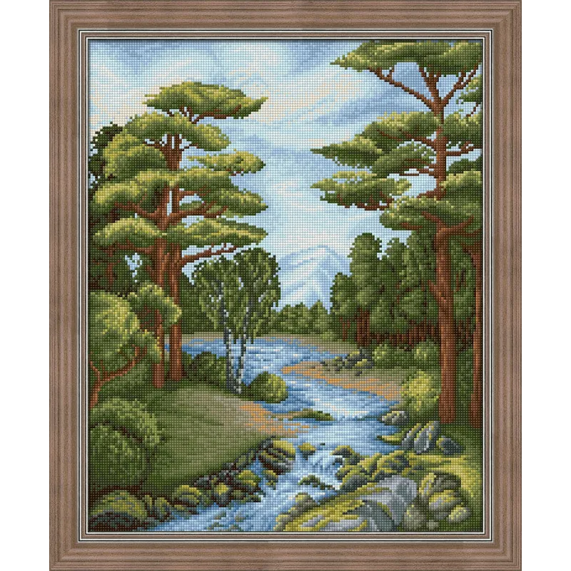 (Discontinué) Kit de peinture diamant Forest River AZ-1652