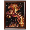 Cheval de feu 30*40 cm AZ-1850