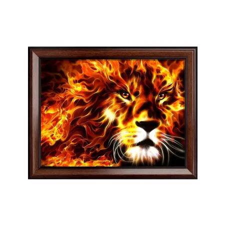 Fire lion 30x40 cm AZ-1851
