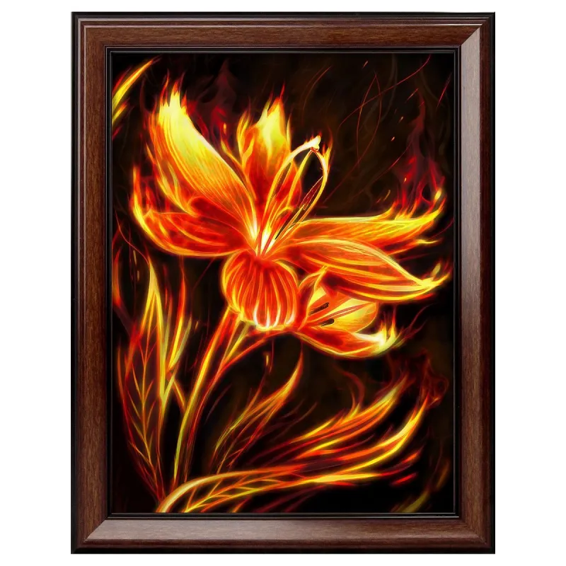 Fleur de feu 30x40 cm AZ-1852