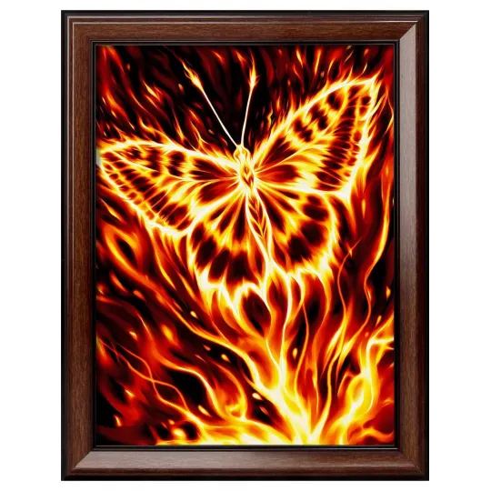 Feuerschmetterling 30x40 cm AZ-1854