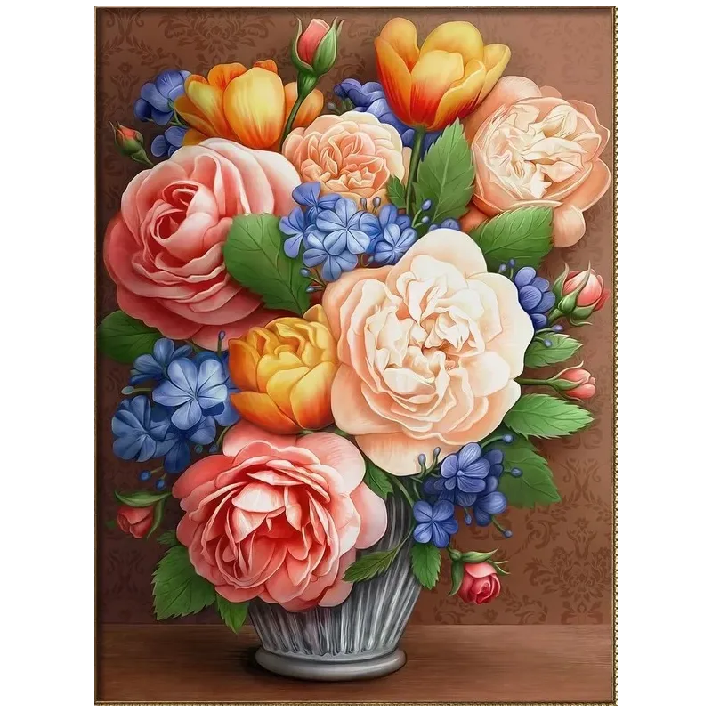 Retro-Blumenstrauß 30*40 cm AZ-1859