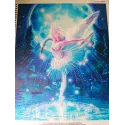 (Discontinued) Diamond painting kit Swan Lake AZ-3019