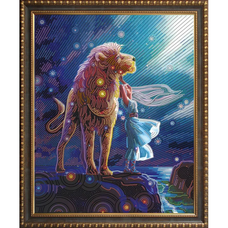 (Discontinué) Kit de peinture diamant Constellation du Lion 40х50 cm AZ-3020