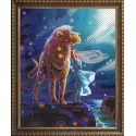 (Discontinued) Diamond painting kit Lion Constellation 40х50 cm AZ-3020