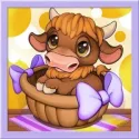 (SOLDES) Petit taureau 25x25 cm AZ-1887