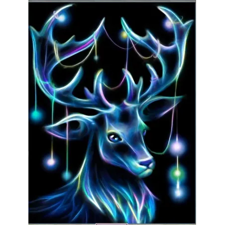 Neon deer 30*40 cm AZ-1898