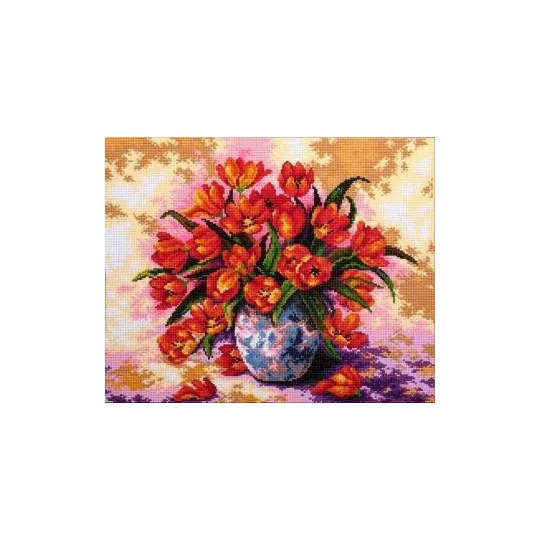 (Eingestellt) Diamond Painting Kit Tulpen in der Vase 40x50 cm AZ-318