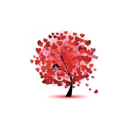 (Discontinued) Diamond Painting Kit Tree of Love AZ-342