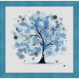 VENTE (Arrêt) Kit de peinture diamant Arbre du Nouvel An 44x43 cm AZ-351