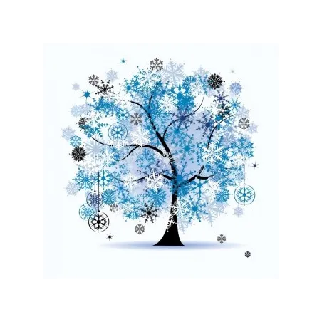 (Discontinué) Kit de peinture diamant Arbre du Nouvel An 44x43 cm AZ-351