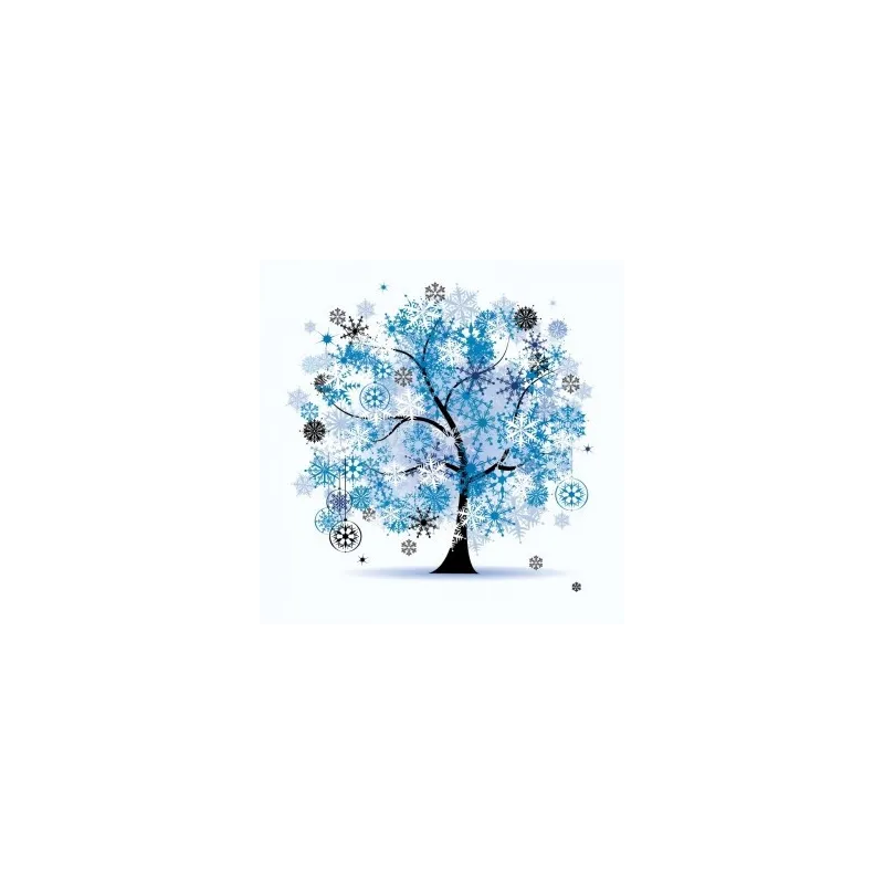SALE (Discontinued) Diamond Painting Kit New Year Tree 44x43 cm AZ-351