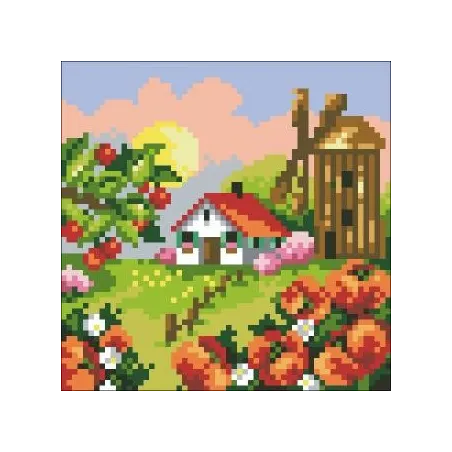 (Eingestellt) Diamond Painting Kit Sommerlandschaft AZ-405