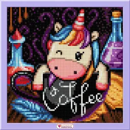 Alchimiste licorne 20*20 cm  AZ-1951