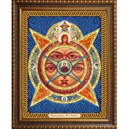 Diamantmalerei-Set Ikone Das Allsehende Auge Gottes 22*28 cm AZ-5070