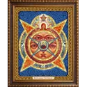Diamantmalerei-Set Ikone Das Allsehende Auge Gottes 22*28 cm AZ-5070