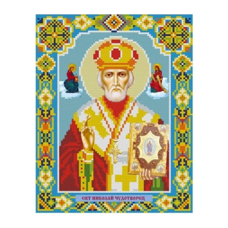 Diamantmalerei-Set Ikone Hl. Nikolaus der Wundertäter 22*28 cm AZ-2001
