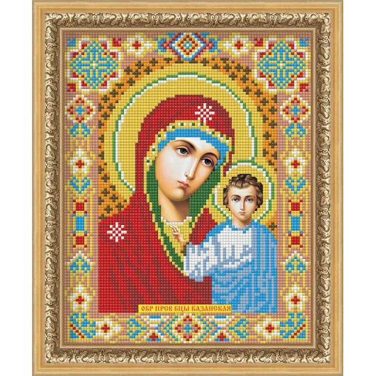 Diamond Painting Kit Ikone Unsere Liebe Frau von Kasan 22*28 cm AZ-2002