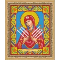 IŠPARDAVIMAS Deimantinės tapybos rinkinys Septynios strėlės Dievo Motinos ikona 22*28 cm AZ-2009