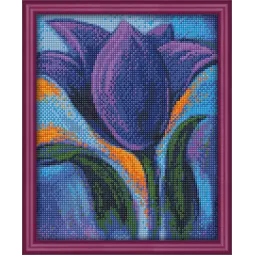AUSVERKAUFT (Eingestellt) Diamond Painting Kit Flower Secret 24х30 cm AZ-1389