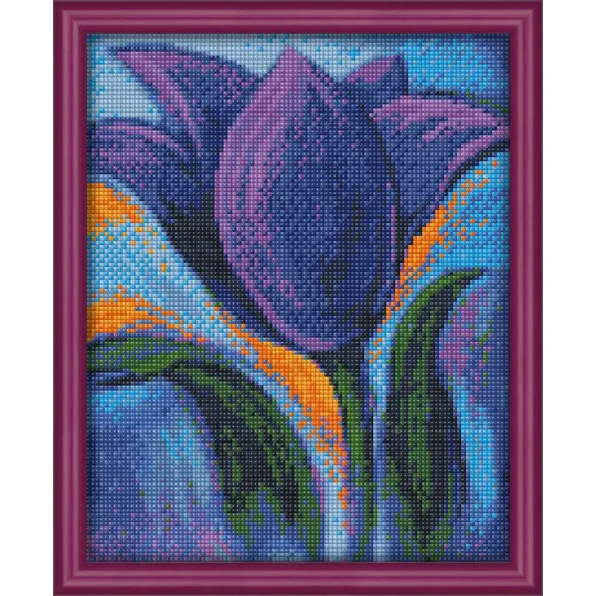 (Discontinué) Kit de peinture diamant Flower Secret 24х30 cm AZ-1389