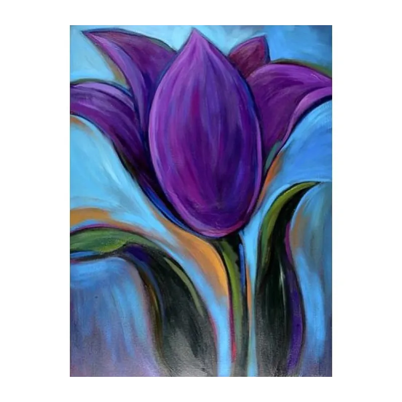 SALE (Discontinued) Diamond painting kit Flower Secret 24х30 cm AZ-1389