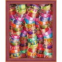 AUSVERKAUF (Eingestellt) Diamond Painting Kit Bright Tea Time 40x50 cm AZ-1560