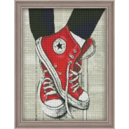 Diamond Painting Kit Mėgstamiausi sportbačiai 30х40cm AZ-1561