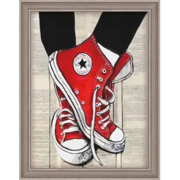 Картина Стразами Любимые Кеды AZ-1561