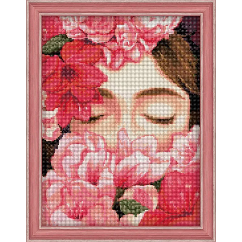 (Discontinued) Kit de peinture diamant Rêves de fleurs 30x40 cm AZ-1562