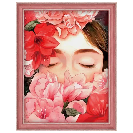 (Discontinued) Kit de peinture diamant Rêves de fleurs 30x40 cm AZ-1562