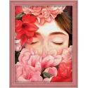 (Discontinued) Kit de peinture diamant Rêves de fleurs 30x40 cm AZ-1562