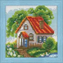 Diamond Painting kit Summer House 15х15cm AZ-1568