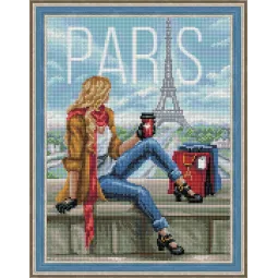 Deimantų tapybos rinkinys Morning in Paris Dydis: 30х40 cm AZ-1575