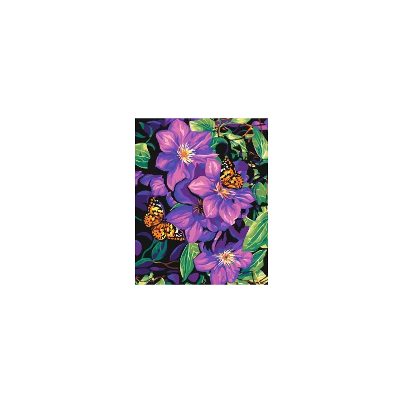 (Discontinued) Diamond Painting Kit Lilac Bouquet 40х50 cm AZ-1133