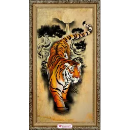 Parchment with tigers 30*60 cm AZ-4124