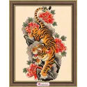 Tiger on parchment 30*40 cm AZ-4143