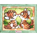 Tiger cubs meeting 30*24 cm AZ-4158