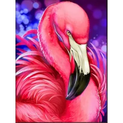 Flamand rose brillant 30*40 cm AZ-1869