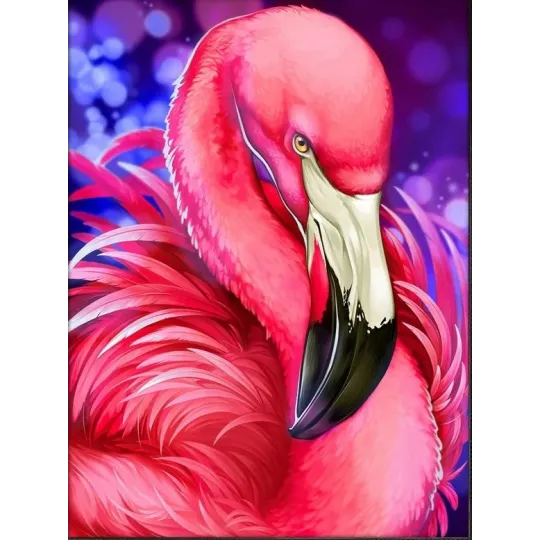 Flamant rose lumineux 30*40 cm AZ-1869