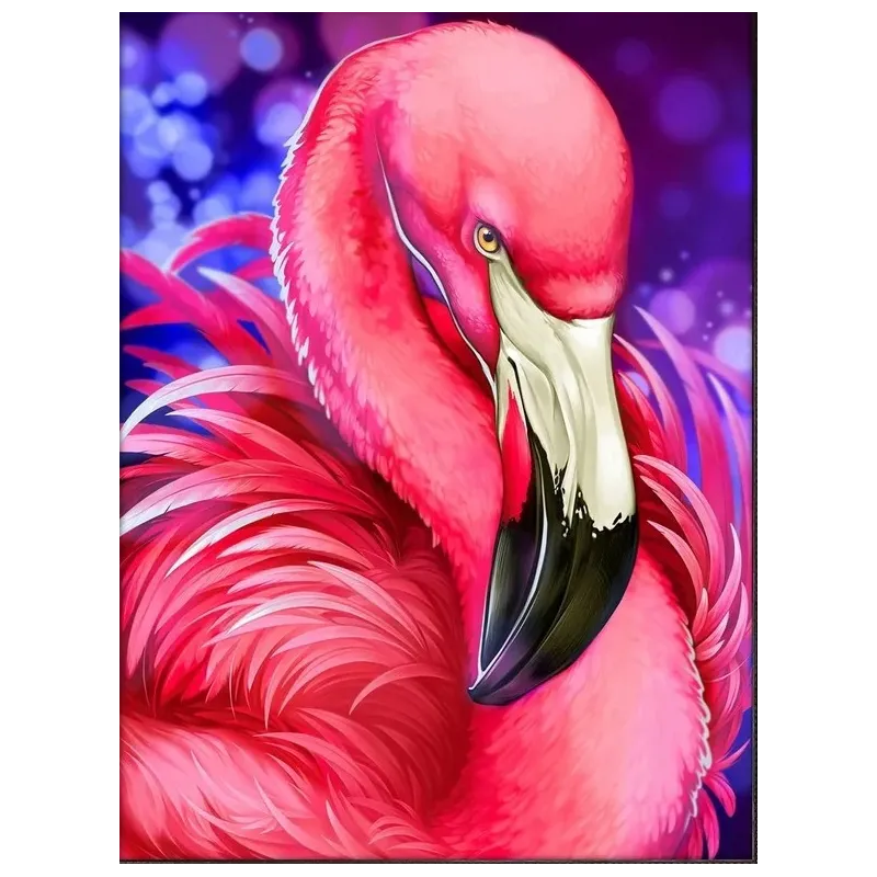 Flamand rose brillant 30*40 cm AZ-1869