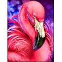 Flamand rose brillant 30*40 cm AZ-1869