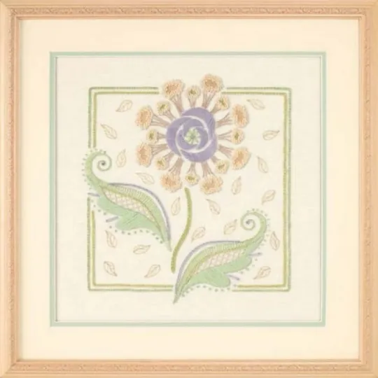 Textured Floral D1540