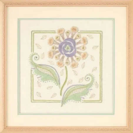 Texturierte Blume D1540