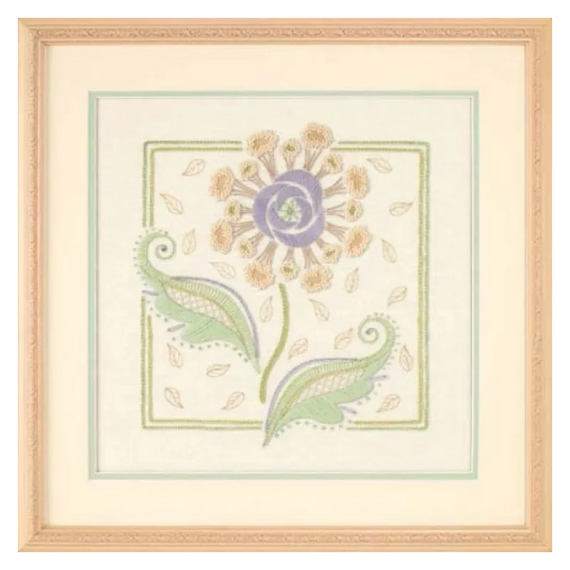 Textured Floral D1540
