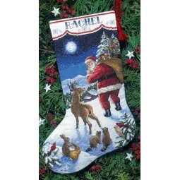 Santa’s Ankunft Weihnachtsstrumpf D08683