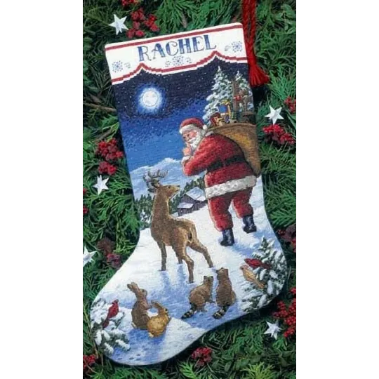 Santa’s Arrival Christmas Stocking D08683