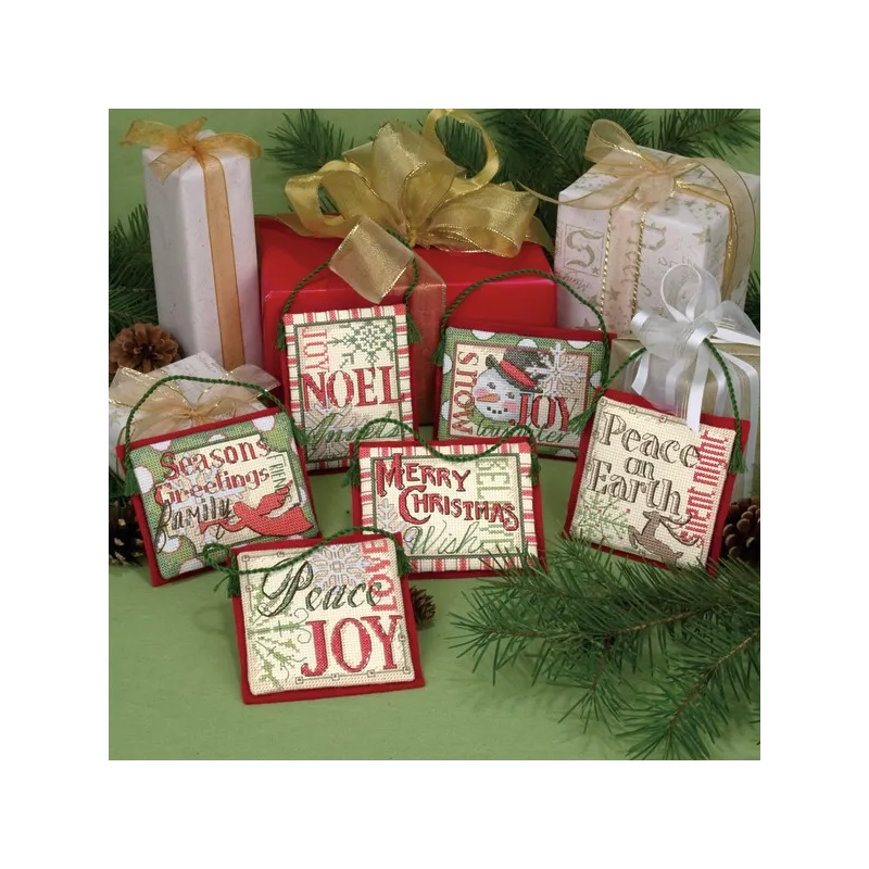 Christmas Sayings Ornaments  D08827
