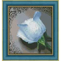 SALE (Discontinued) Diamond painting kit White Rose 22х24 cm AZ-24